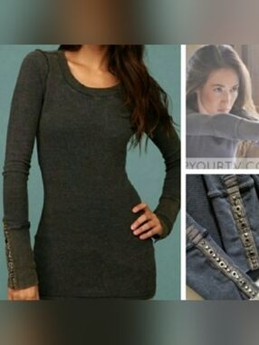 Free People Motor Cuff Thermal/Studded Motto Cuff Thermal RARE FIND!